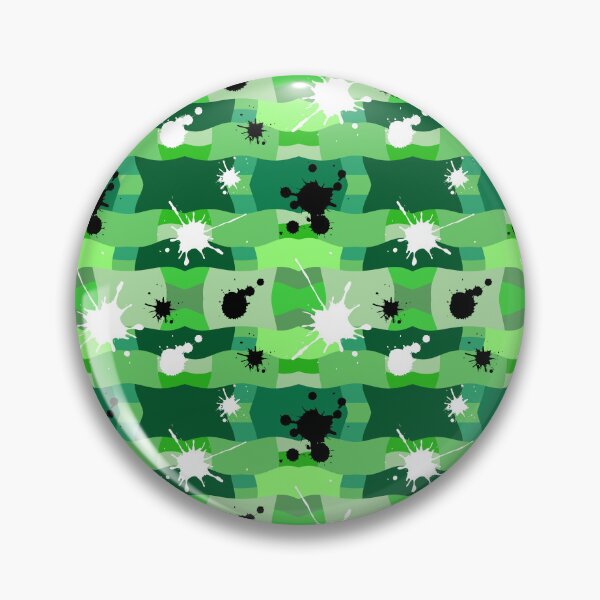 Item preview, Green Camouflage with Black and White Ink Spots Pattern designed and sold by quinellie.