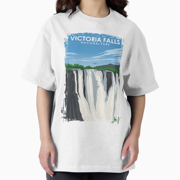 Item preview, Victoria Falls National Park Zambia Africa Travel Poster designed and sold by Stadify.