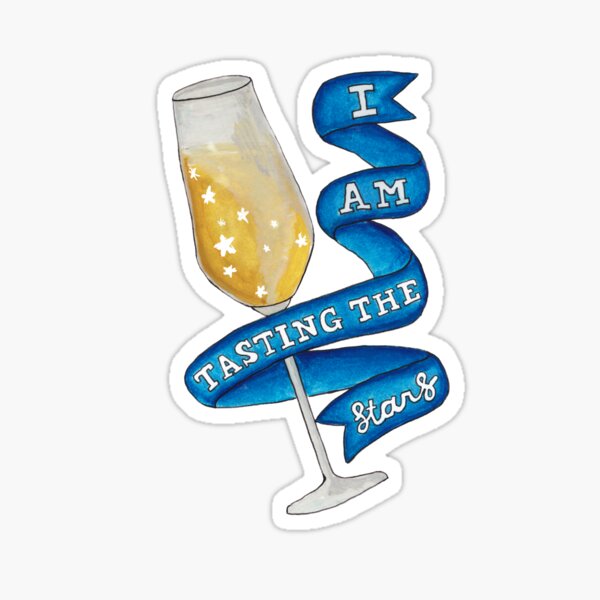 I Am Tasting The Stars Sticker