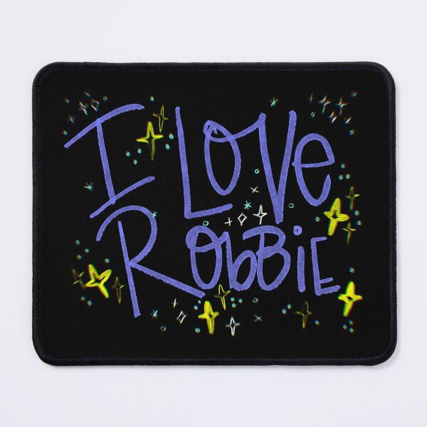Item preview, I LOVE ROBBIE CUSTOM NAME PURPLE designed and sold by GIVENGRACE.ART.