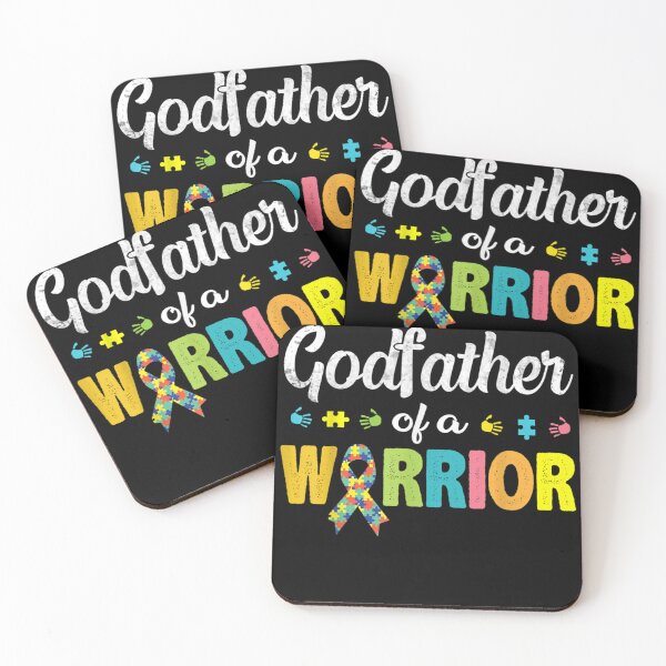 Item preview, Godfather of a Warrior Autism Awareness I'm A Proud Father designed and sold by DKshowmaker.