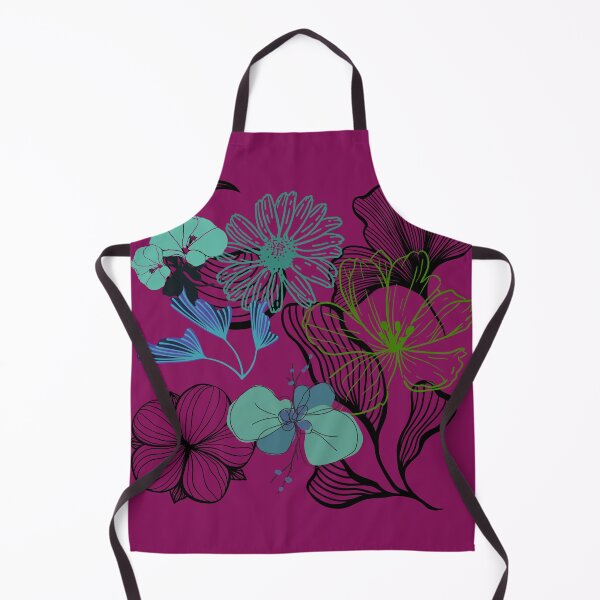 Item preview, Pastel Colored Floral Pattern / Color Trends For 2022 Teal, Green and Yellow Abstract Floral Aesthetic, For Flower Lovers & Nature Lovers designed and sold by haRexia.