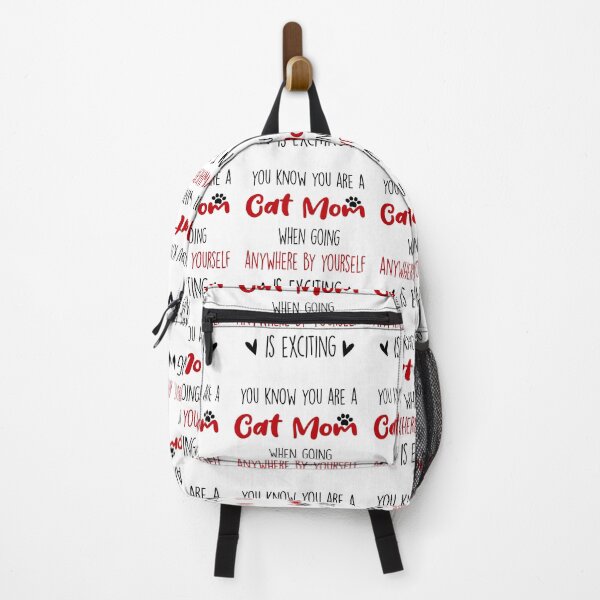 Item preview, You Know You're A Cat Mom When, Mothers Day National Cat Day designed and sold by EasyPrintGift.