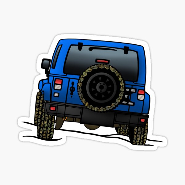 American 4x4 | 4WD | JK [Blue] Sticker