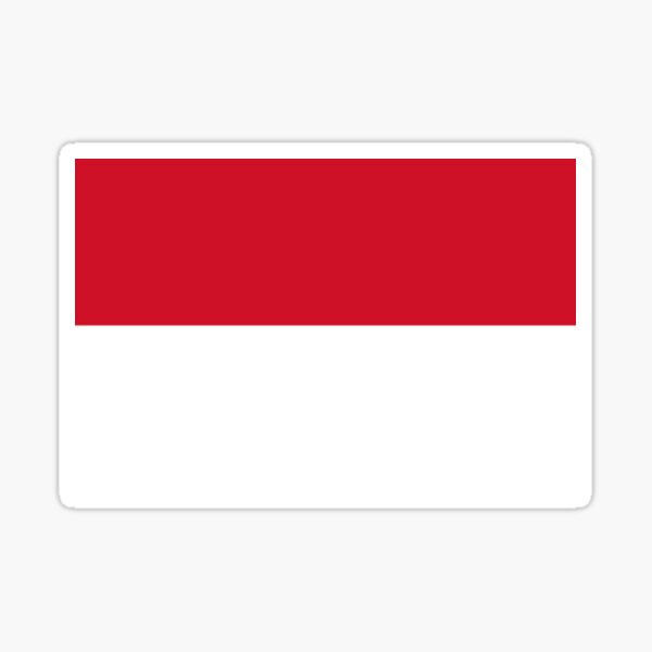 Indonesia Indonesian Flag Sticker