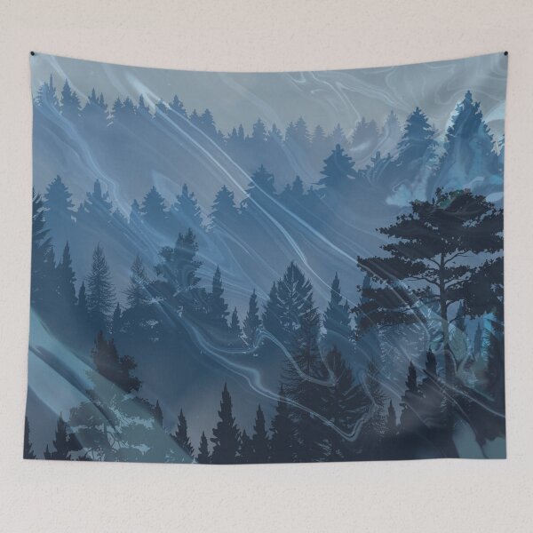 Item preview, abstract mountain designed and sold by Beeroclock.