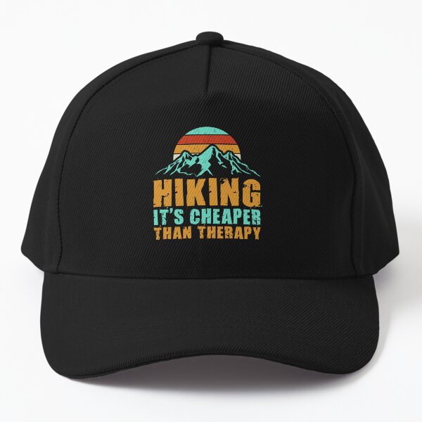 Item preview, Hiking It's Cheaper Than Therapy designed and sold by RED FIR.