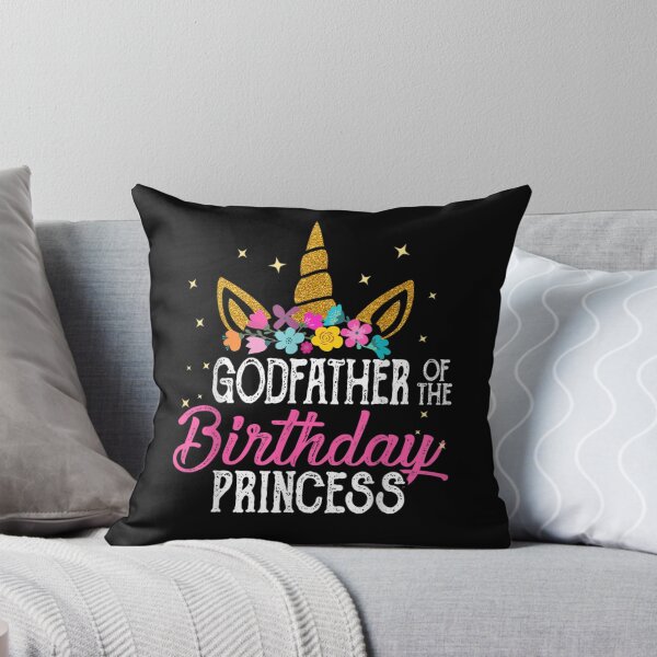Item preview, Godfather Of The Birthday Princess Father Girl Unicorn Bday designed and sold by DKshowmaker.
