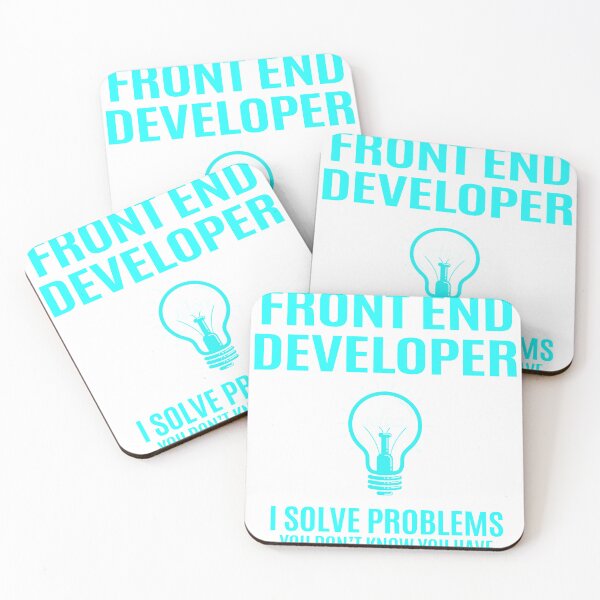 Item preview, Front End Developer - I Solve Problems Job Gift designed and sold by melissaval2.