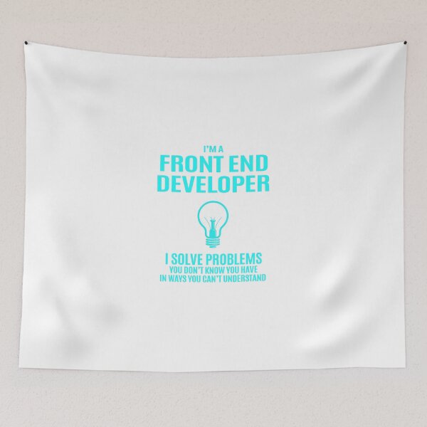 Item preview, Front End Developer - I Solve Problems Job Gift designed and sold by melissaval2.