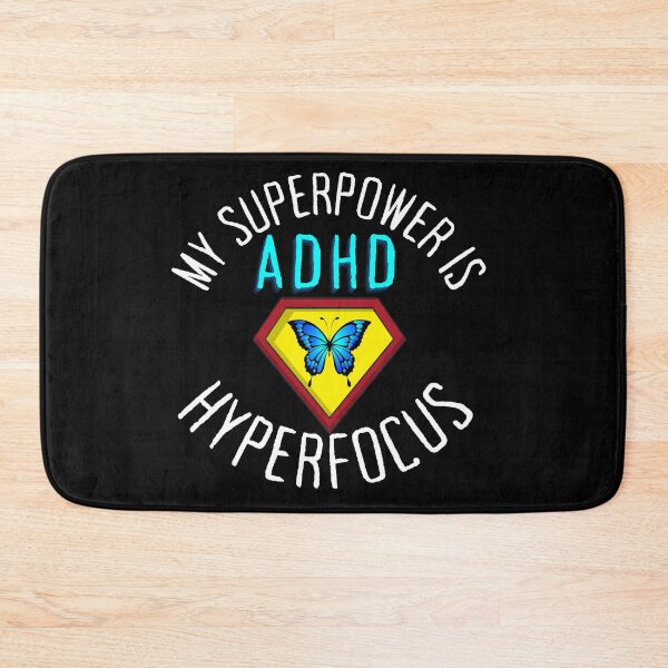 Item preview, ADHD - My Superpower is ADHD Hyperfocus - Option 4 - Light on Dark designed and sold by TheBerriesADHD.