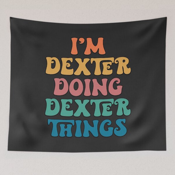Item preview, Dexter Funny Retro First Name designed and sold by Americandude.