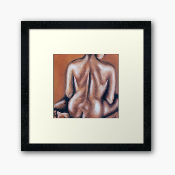 Silken Framed Art Print