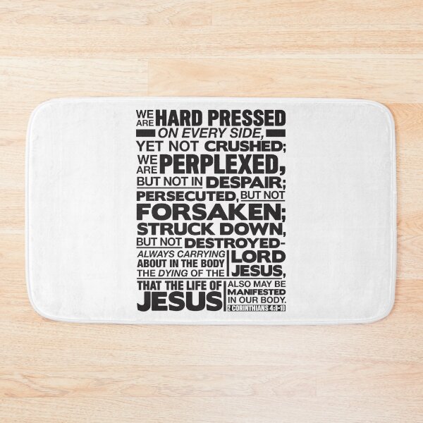 Item preview, 2 Corinthians 4:8-10 Not Forsaken designed and sold by plushism.