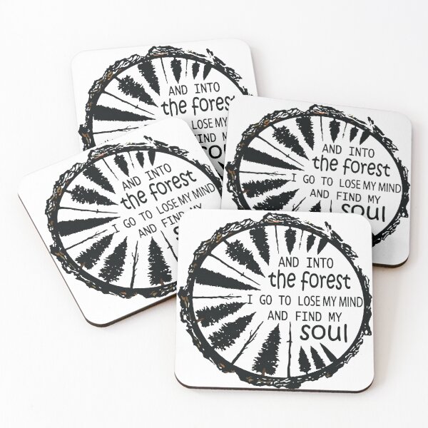 Item preview, AND INTO THE FOREST I GO TO LOST MY MIND AND FIND MY SOUL - MOTIVATIONAL QUOTE, COOL QUOTE for nature lover, hiker, camper, go summer camping  designed and sold by GeradoSadow.