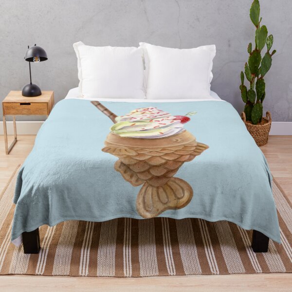 Item preview, Japanese Taiyaki Fish-Shaped Wafer Strawberry Ice Cream designed and sold by Alicia Chee.