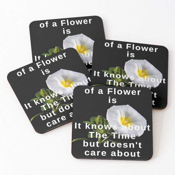 Item preview, The Real Power of a Flower is It knows about The Time but doesn't care about the hour designed and sold by Scott Vanya.