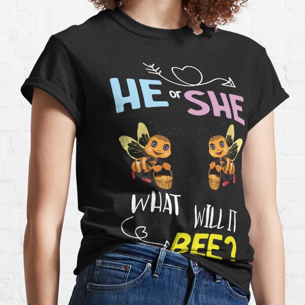 Bee Gender Reveal T Shirts For Sale Redbubble