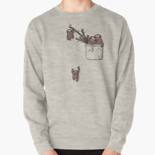 Taschenfaultier Familie Pullover
