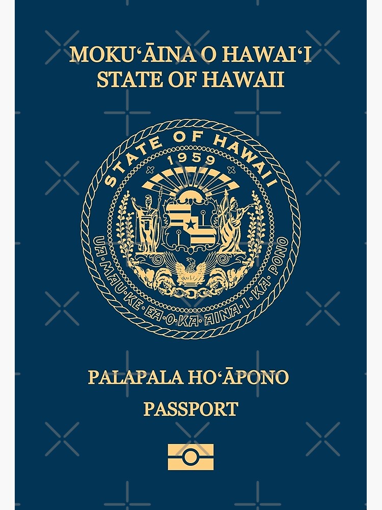 Australian Passport Cover Art Print