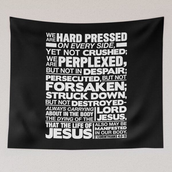 Item preview, 2 Corinthians 4:8-10 Not Forsaken designed and sold by plushism.