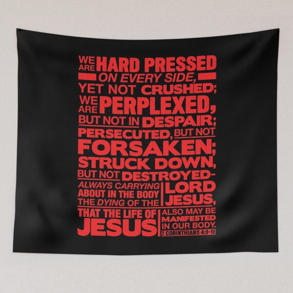 Item preview, 2 Corinthians 4:8-10 Not Forsaken designed and sold by plushism.