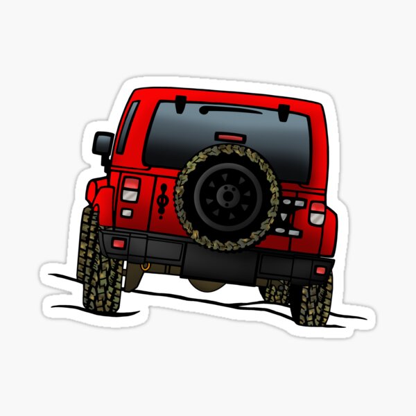 American 4x4 | 4WD [Red] Sticker