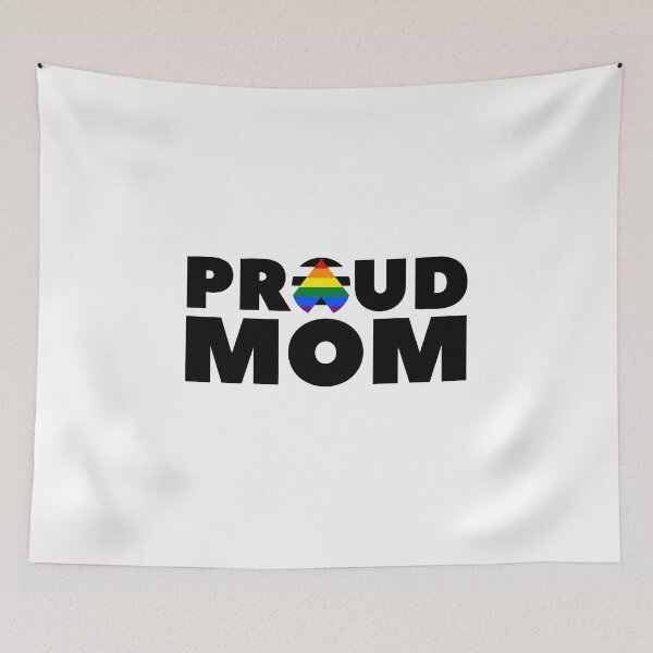 Item preview, Proud Mom Allies. LGBTQ Ally Pride designed and sold by Subtle Pride Shop.