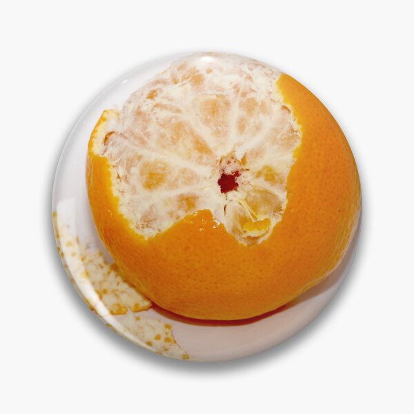 Item preview, Half peeled fresh mandarin designed and sold by NJH110.