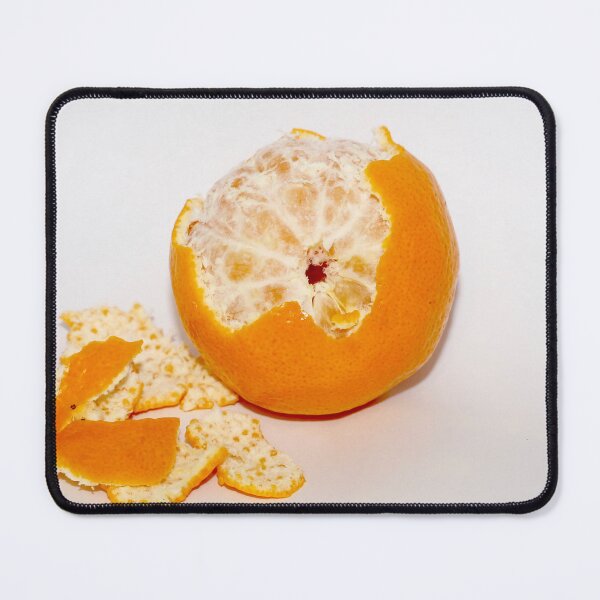 Item preview, Half peeled fresh mandarin designed and sold by NJH110.