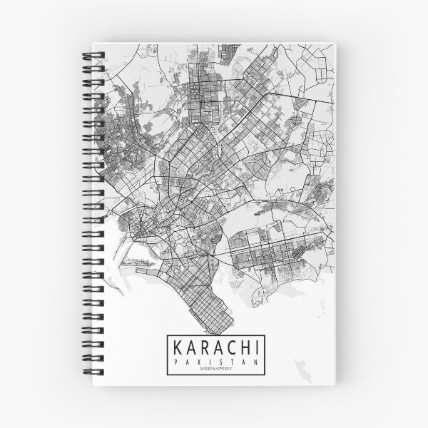 Item preview, Karachi City Map of Sindh, Pakistan  - Light designed and sold by deMAP.