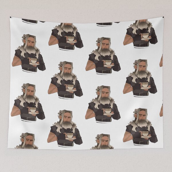 Item preview, Our flag means death blackbeard with tea designed and sold by SophroniaWork.