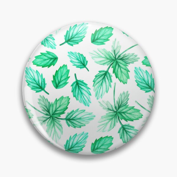 Item preview, Green leaf pattern. Watercolor drawing. designed and sold by Trilisti.