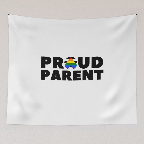 Item preview, Proud Parent Allies. LGBTQ Ally Pride designed and sold by Subtle Pride Shop.