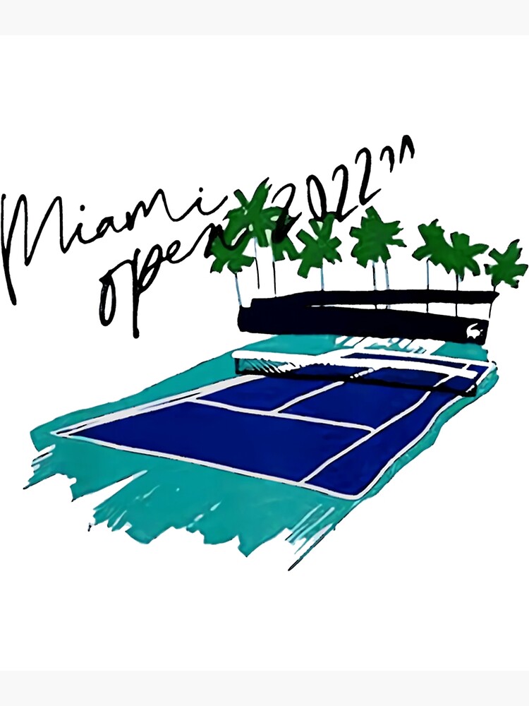 "Miami Open " Poster for Sale by aushvwilandy Redbubble