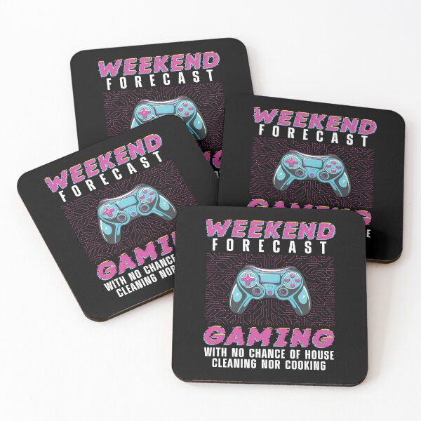 Item preview, Weekend Forecast Gaming Funny Computer Geek Online Gamers designed and sold by StrongShirts.