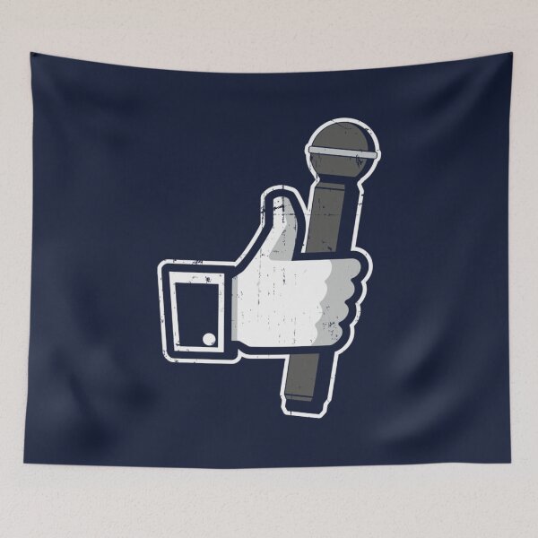 Item preview, Like hand with microphone designed and sold by DuyPhucCoca.