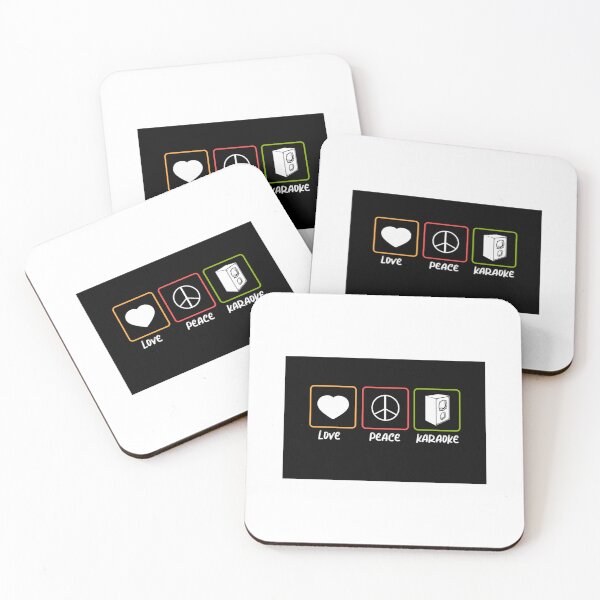 Item preview, Love Peace Karaoke Bar Music Lover Singer Concert designed and sold by DuyPhucCoca.