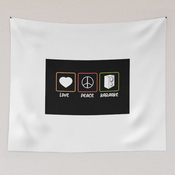 Item preview, Love Peace Karaoke Bar Music Lover Singer Concert designed and sold by DuyPhucCoca.