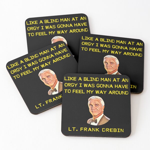 Artikelvorschau, Frank Drebin Blind Man at an Orgy #4 entworfen und verkauft von 1st-Gen-Gamer.