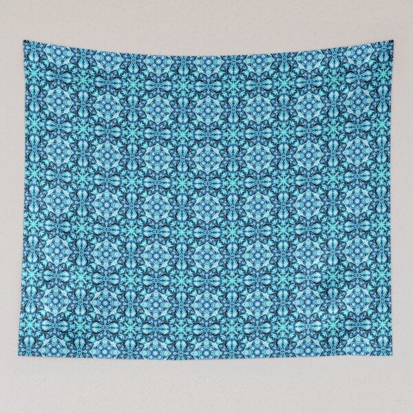 Item preview, Blue snowflake pattern designed and sold by M. Stringer.