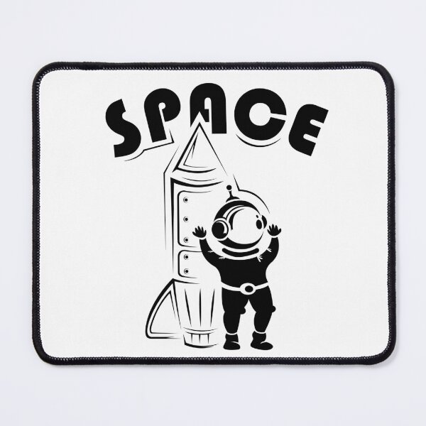 Item preview, Rocket in space with funny astronaut - rocket comic designed and sold by AndreMi.