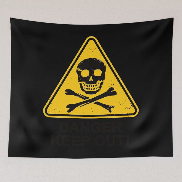 Item preview, Most Important Danger Keep Out Skull And Gifts For Christmas designed and sold by Nicolafranecki.