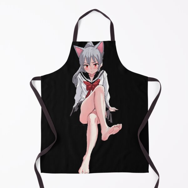 Artikelvorschau, Sexy Anime-Katzenmädchen mit niedlichen grafischen Geschenken der Schuluniform entworfen und verkauft von Bobbiepowlowski.