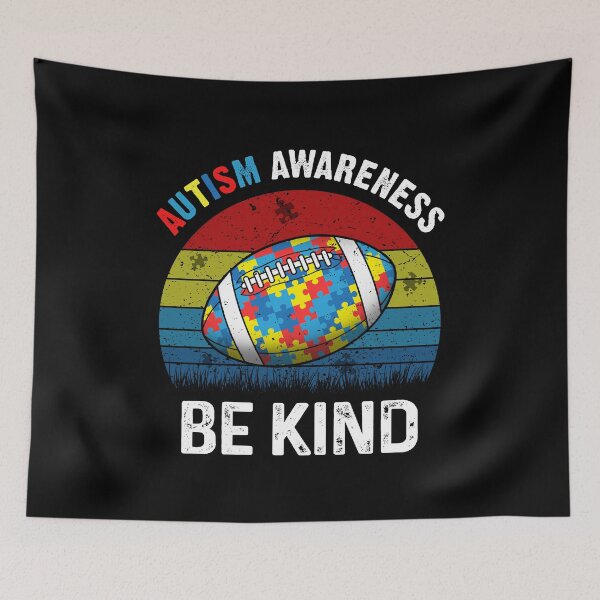 Item preview, Best Autism Awareness American Football Puzzle Ribbon Disability Sport designed and sold by adsmod.