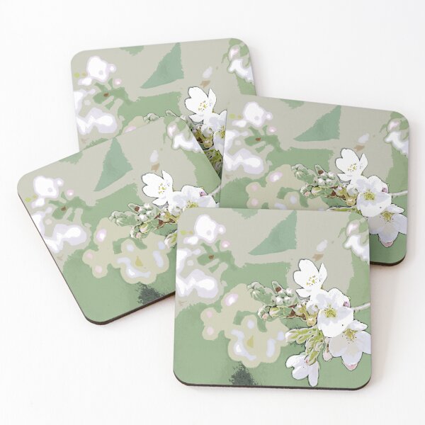 Item preview, Blooming cherry tree, color print designed and sold by artdragongift 15.