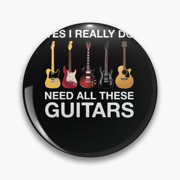 Item preview, Yes I Really Do Need All These Guitars  Active T-Shirt designed and sold by MeikePapendorf.