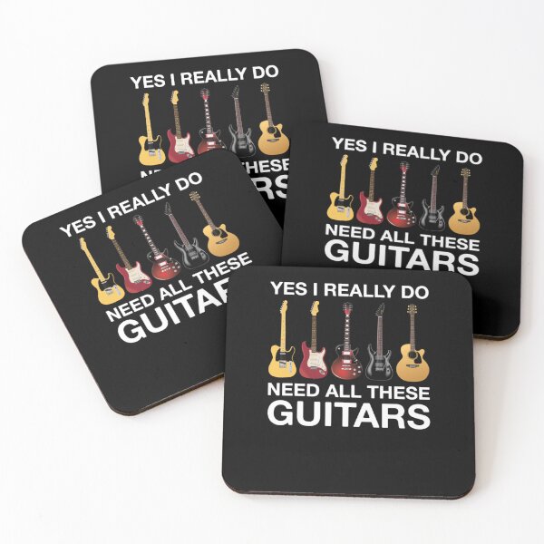 Item preview, Yes I Really Do Need All These Guitars  Active T-Shirt designed and sold by MeikePapendorf.