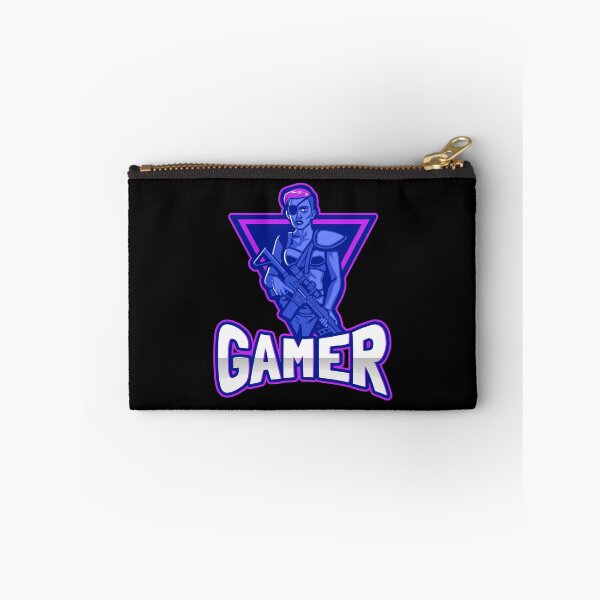 Item preview, Gamer with Eyepatch Female Shooter designed and sold by PRIVARSHU.