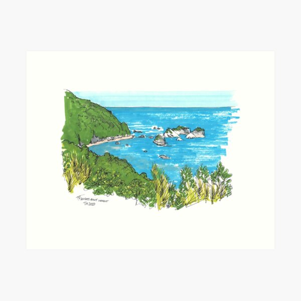 Item preview, Tour Aotearoa 2020 - Knights Point Lookout designed and sold by Tom Napper Design.